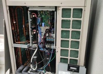 Sistema de climatização VRF e VRV com múltiplas unidades internas